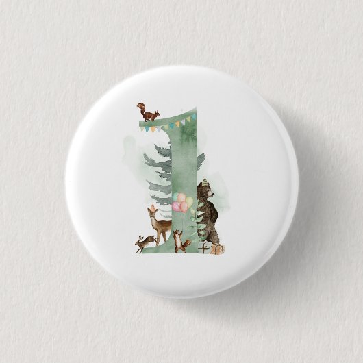 Badge d'anniversaire de Woodland 1er (Devant)