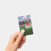 Badge d'anniversaire VIP sur le terrain de basebal (Manuel / portable)