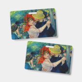 Badge Danse à Bougival Pierre Renoir (Avant & arrière)
