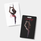 Badge Danseuse Thunder_Cove (Avant & arrière)