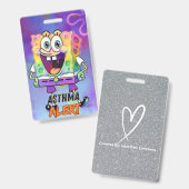 Badge d'asthme (Avant & arrière)