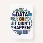 Badge Data Or It’s Happen Analytics & Humour (Devant)