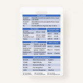 Badge d'audiologie Buddy/Badge de référence (Dos)