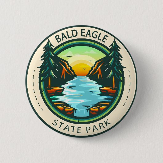 Badge de Bald Eagle State Park Pennsylvania (Devant)