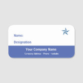 Badge de balise de nom classique (Devant)