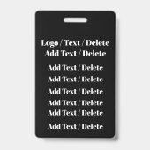 Badge de basket-ball VIP (Arrière)