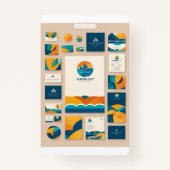 Badge De Bienvenue Pour Fête D'Anniversaire (Dos)