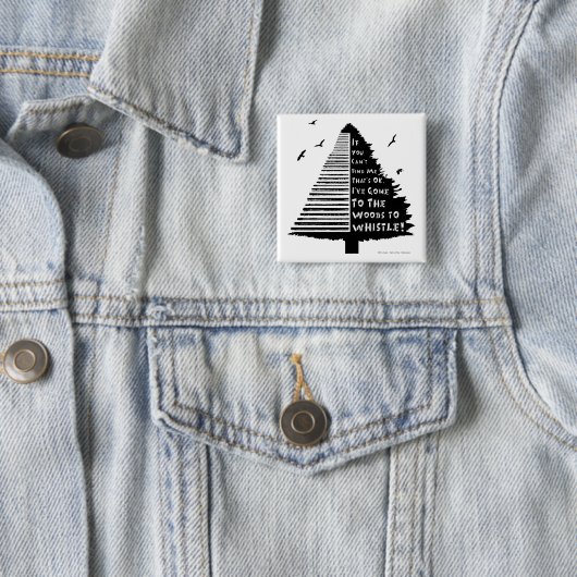 Badge de broche à sifflet en bois (En situation)