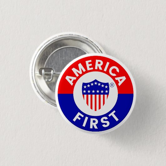 Badge de campagne de la Première Commission de l'A (Devant & derrière)