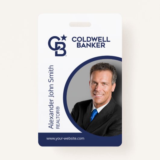 Badge de carte bancaire Coldwell (Devant)