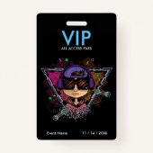Badge de carte d'accès VIP du gamer Boy (Dos)