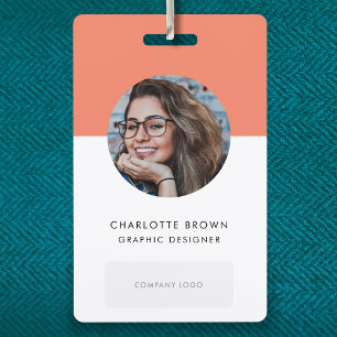 Badge de carte d'identité Badges photo nominatif