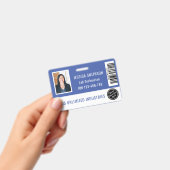 Badge de carte d'identité scolaire ou professionne (Manuel / portable)
