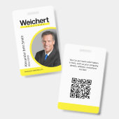 Badge de carte d'identité Weichert Realtors (Front & Back)