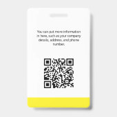 Badge de carte d'identité Weichert Realtors (Back)