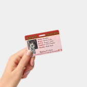 Badge de chien de service Canada (Manuel / portable)