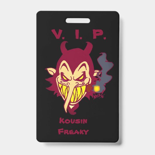 Badge de cigare diable (Avant)