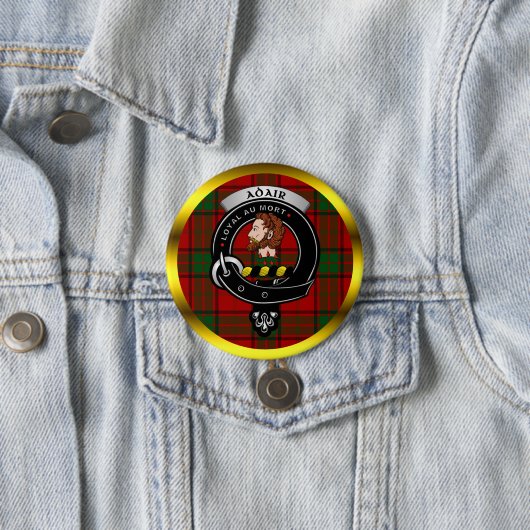 Badge de clan Adair et boutons de tarte (En situation)