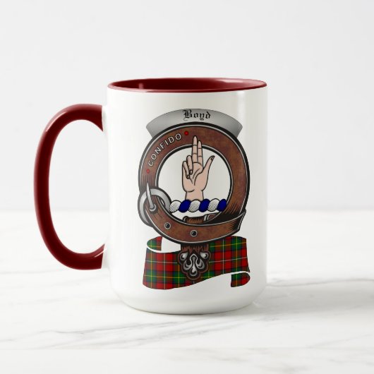Badge de clan Boyd Combo 15oz Mug (Gauche)