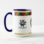 Badge de clan Buchanan Tartan & Mug de devise (Gauche)