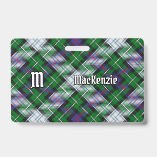 Badge de Clan MacKenzie en tartan de tenue