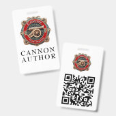 Badge de compagnie à canon (Avant & arrière)
