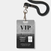 Badge de concert VIP accès total plusieurs dates (Arrière avec lanière)