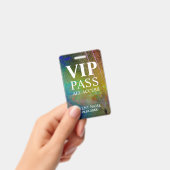 Badge de confettis pour événement avec code QR VIP (Manuel / portable)