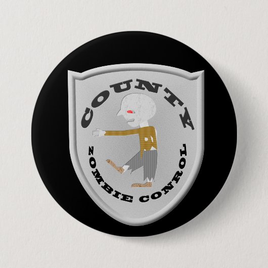 Badge de contrôle de zombie du comté (Devant)