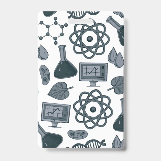 Badge de costume de scientifique enfant pour jeu d (Avant)