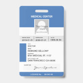 Badge de docteur en médecine (Arrière)