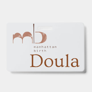 Badge de doula MB