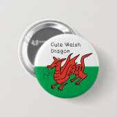 Badge de dragon gallois pour les gens mignons du P (Devant & derrière)