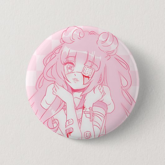 Badge de fille Menhera (Devant)