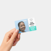 Badge de grande photo d'employé d'hôpital avec cod (Manuel / portable)