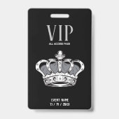 Badge de la Couronne VIP (Arrière)