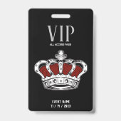 Badge de la Couronne VIP (Arrière)