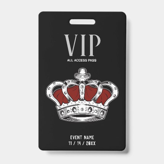 Badge de la Couronne VIP (Avant)