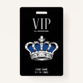 Badge de la Couronne VIP (Dos)