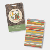 Badge de la fête des chercheurs de cryptides (Avant & arrière)