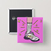 Badge de la Girlie de haut rang (Devant & derrière)