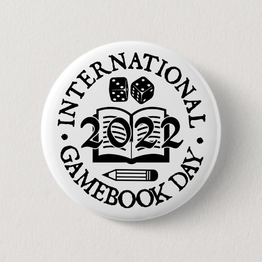 Badge de la Journée Internationale du Gamebook 202 (Devant)