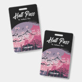 Badge de laissez-passer de Dark Blossom Hall (Avant & arrière)
