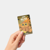 Badge de laissez-passer de singe intello (Manuel / portable)