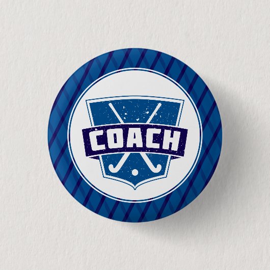 Badge de l'entraîneur de hockey de terrain (Devant)