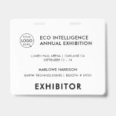 Badge de l'événement 4x5 | Badges de carte de pass (Avant)