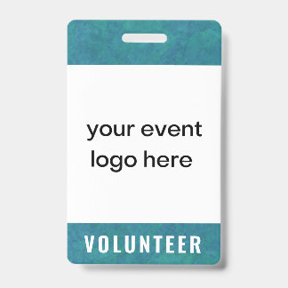 Badge de l'événement pour le personnel bénévole sa