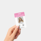 Badge de l'ID de l'agent de signature du notaire (Manuel / portable)