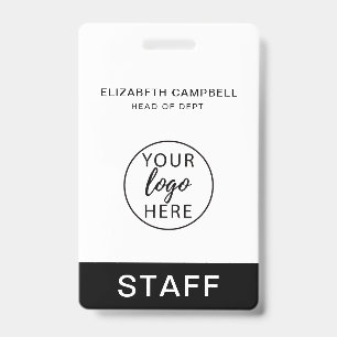 Badge de logo d'entreprise personnalisé