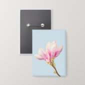 Badge de Magnolia rose (Recto/Verso)